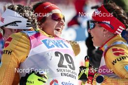 13.03.2021, Engadin, Switzerland (SUI): Laura Gimmler (GER) - FIS world cup cross-country, mass women, Engadin (SUI). www.nordicfocus.com. © Modica/NordicFocus. Every downloaded picture is fee-liable.