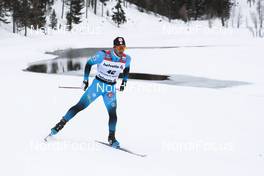 14.03.2021, Engadin, Switzerland (SUI): Richard Jouve (FRA) - FIS world cup cross-country, pursuit men, Engadin (SUI). www.nordicfocus.com. © Modica/NordicFocus. Every downloaded picture is fee-liable.