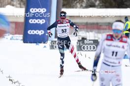 14.03.2021, Engadin, Switzerland (SUI): Scott Patterson (USA) - FIS world cup cross-country, pursuit men, Engadin (SUI). www.nordicfocus.com. © Modica/NordicFocus. Every downloaded picture is fee-liable.