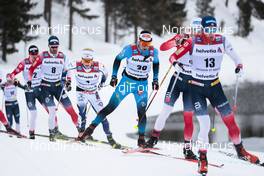 14.03.2021, Engadin, Switzerland (SUI): Adrien Backscheider (FRA) - FIS world cup cross-country, pursuit men, Engadin (SUI). www.nordicfocus.com. © Modica/NordicFocus. Every downloaded picture is fee-liable.
