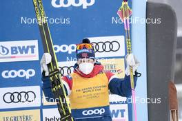 14.03.2021, Engadin, Switzerland (SUI): Johannes Hoesflot Klaebo (NOR) - FIS world cup cross-country, pursuit men, Engadin (SUI). www.nordicfocus.com. © Modica/NordicFocus. Every downloaded picture is fee-liable.