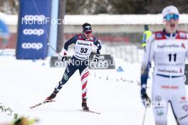 14.03.2021, Engadin, Switzerland (SUI): Scott Patterson (USA) - FIS world cup cross-country, pursuit men, Engadin (SUI). www.nordicfocus.com. © Modica/NordicFocus. Every downloaded picture is fee-liable.