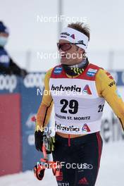 14.03.2021, Engadin, Switzerland (SUI): Sebastian Eisenlauer (GER) - FIS world cup cross-country, pursuit men, Engadin (SUI). www.nordicfocus.com. © Modica/NordicFocus. Every downloaded picture is fee-liable.