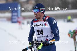 14.03.2021, Engadin, Switzerland (SUI): Francesco De Fabiani (ITA) - FIS world cup cross-country, pursuit men, Engadin (SUI). www.nordicfocus.com. © Modica/NordicFocus. Every downloaded picture is fee-liable.