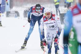14.03.2021, Engadin, Switzerland (SUI): Ueli Schnider (SUI) - FIS world cup cross-country, pursuit men, Engadin (SUI). www.nordicfocus.com. © Modica/NordicFocus. Every downloaded picture is fee-liable.