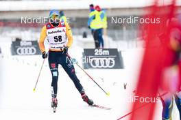 14.03.2021, Engadin, Switzerland (SUI): Lucas Boegl (GER) - FIS world cup cross-country, pursuit men, Engadin (SUI). www.nordicfocus.com. © Modica/NordicFocus. Every downloaded picture is fee-liable.