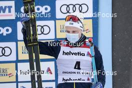 14.03.2021, Engadin, Switzerland (SUI): Jens Burman (SWE) - FIS world cup cross-country, pursuit men, Engadin (SUI). www.nordicfocus.com. © Modica/NordicFocus. Every downloaded picture is fee-liable.