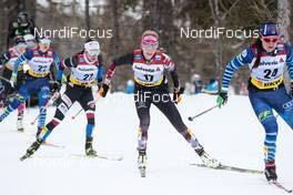 14.03.2021, Engadin, Switzerland (SUI): Teresa Stadlober (AUT) - FIS world cup cross-country, pursuit women, Engadin (SUI). www.nordicfocus.com. © Modica/NordicFocus. Every downloaded picture is fee-liable.