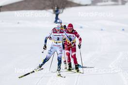 14.03.2021, Engadin, Switzerland (SUI): Ebba Andersson (SWE) - FIS world cup cross-country, pursuit women, Engadin (SUI). www.nordicfocus.com. © Modica/NordicFocus. Every downloaded picture is fee-liable.