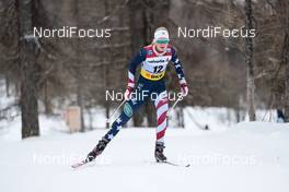 14.03.2021, Engadin, Switzerland (SUI): Hailey Swirbul (USA) - FIS world cup cross-country, pursuit women, Engadin (SUI). www.nordicfocus.com. © Modica/NordicFocus. Every downloaded picture is fee-liable.