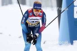 14.03.2021, Engadin, Switzerland (SUI): Laurien Van Der Graaff (SUI) - FIS world cup cross-country, pursuit women, Engadin (SUI). www.nordicfocus.com. © Modica/NordicFocus. Every downloaded picture is fee-liable.