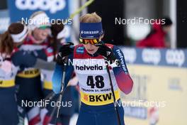 14.03.2021, Engadin, Switzerland (SUI): Laurien Van Der Graaff (SUI) - FIS world cup cross-country, pursuit women, Engadin (SUI). www.nordicfocus.com. © Modica/NordicFocus. Every downloaded picture is fee-liable.