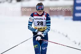 14.03.2021, Engadin, Switzerland (SUI): Johanna Matintalo (FIN) - FIS world cup cross-country, pursuit women, Engadin (SUI). www.nordicfocus.com. © Modica/NordicFocus. Every downloaded picture is fee-liable.