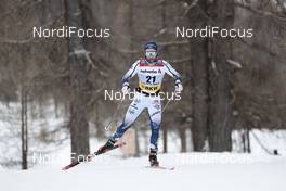 14.03.2021, Engadin, Switzerland (SUI): Jonna Sundling (SWE) - FIS world cup cross-country, pursuit women, Engadin (SUI). www.nordicfocus.com. © Modica/NordicFocus. Every downloaded picture is fee-liable.