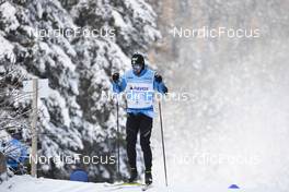 08.11.2021, Davos, Switzerland (SUI): Lucas Chanavat (FRA) - Cross-Country training, Snowfarming Track, Davos (SUI). www.nordicfocus.com. © Manzoni/NordicFocus. Every downloaded picture is fee-liable.