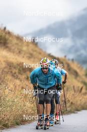 16.09.2021, Font-Romeu, France (FRA): Adrien Backsheider (FRA) - Cross-Country training, Font-Romeu (FRA). www.nordicfocus.com. © Leo Authamayou/NordicFocus. Every downloaded picture is fee-liable.