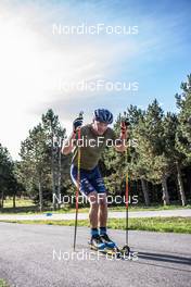 22.09.2021, Font-Romeu, France (FRA): Karl-Johan Westberg (SWE) - Cross-Country training, Font-Romeu (FRA). www.nordicfocus.com. © Leo Authamayou/NordicFocus. Every downloaded picture is fee-liable.