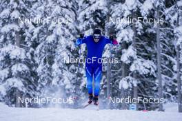 08.11.2021, Davos, Switzerland (SUI): Jovian Hediger (SUI) - Cross-Country training, Snowfarming Track, Davos (SUI). www.nordicfocus.com. © Manzoni/NordicFocus. Every downloaded picture is fee-liable.