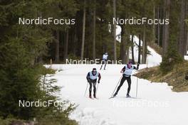 01.11.2021, Davos, Switzerland (SUI): Jovian Hediger (SUI), Roman Schaad (SUI), (l-r) - Cross-Country training, snowfarming track, Davos (SUI). www.nordicfocus.com. © Manzoni/NordicFocus. Every downloaded picture is fee-liable.