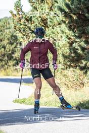 22.09.2021, Font-Romeu, France (FRA): Ebba Andersson (SWE) - Cross-Country training, Font-Romeu (FRA). www.nordicfocus.com. © Leo Authamayou/NordicFocus. Every downloaded picture is fee-liable.
