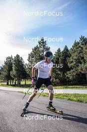 22.09.2021, Font-Romeu, France (FRA): Fredrik Andersson (SWE)  - Cross-Country training, Font-Romeu (FRA). www.nordicfocus.com. © Leo Authamayou/NordicFocus. Every downloaded picture is fee-liable.