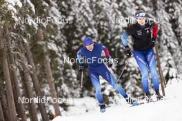 02.11.2021, Davos, Switzerland (SUI): Erwan Kaeser (SUI) - Cross-Country training, Snowfarming track, Davos (SUI). www.nordicfocus.com. © Manzoni/NordicFocus. Every downloaded picture is fee-liable.