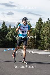 23.09.2021, Font-Romeu, France (FRA): Valentin Chauvin (FRA) - Cross-Country training, Font-Romeu (FRA). www.nordicfocus.com. © Leo Authamayou/NordicFocus. Every downloaded picture is fee-liable.