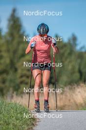 22.09.2021, Font-Romeu, France (FRA): Juliette Ducordeau (FRA) - Cross-Country training, Font-Romeu (FRA). www.nordicfocus.com. © Augustin Authamayou/NordicFocus. Every downloaded picture is fee-liable.