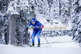 08.11.2021, Davos, Switzerland (SUI): Janik Riebli (SUI) - Cross-Country training, Snowfarming Track, Davos (SUI). www.nordicfocus.com. © Manzoni/NordicFocus. Every downloaded picture is fee-liable.