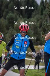 21.09.2021, Font-Romeu, France (FRA): Jean Marc Gaillard (FRA) - Cross-Country training, Font-Romeu (FRA). www.nordicfocus.com. © Leo Authamayou/NordicFocus. Every downloaded picture is fee-liable.