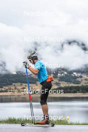 16.09.2021, Font-Romeu, France (FRA): Adrien Backsheider (FRA) - Cross-Country training, Font-Romeu (FRA). www.nordicfocus.com. © Leo Authamayou/NordicFocus. Every downloaded picture is fee-liable.
