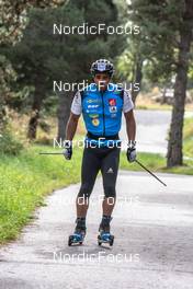 21.09.2021, Font-Romeu, France (FRA): Richard Jouve (FRA) - Cross-Country training, Font-Romeu (FRA). www.nordicfocus.com. © Leo Authamayou/NordicFocus. Every downloaded picture is fee-liable.