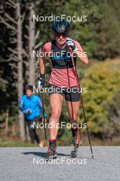 22.09.2021, Font-Romeu, France (FRA): Juliette Ducordeau (FRA) - Cross-Country training, Font-Romeu (FRA). www.nordicfocus.com. © Augustin Authamayou/NordicFocus. Every downloaded picture is fee-liable.
