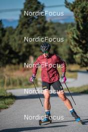 22.09.2021, Font-Romeu, France (FRA): Ebba Andersson (SWE) - Cross-Country training, Font-Romeu (FRA). www.nordicfocus.com. © Augustin Authamayou/NordicFocus. Every downloaded picture is fee-liable.