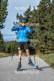 23.09.2021, Font-Romeu, France (FRA): Delphine Claudel (FRA) - Cross-Country training, Font-Romeu (FRA). www.nordicfocus.com. © Leo Authamayou/NordicFocus. Every downloaded picture is fee-liable.
