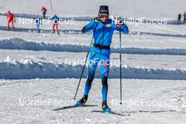 17.10.2021, Ramsau, Austria (AUT): Delphine Claudel (FRA) - Cross-Country training, Ramsau (AUT). www.nordicfocus.com. © Volk/NordicFocus. Every downloaded picture is fee-liable.