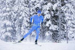 08.11.2021, Davos, Switzerland (SUI): Davide Graz (ITA)  - Cross-Country training, Snowfarming Track, Davos (SUI). www.nordicfocus.com. © Manzoni/NordicFocus. Every downloaded picture is fee-liable.