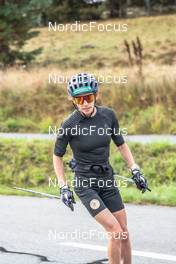 16.09.2021, Font-Romeu, France (FRA): Delphine Claudel (FRA) - Cross-Country training, Font-Romeu (FRA). www.nordicfocus.com. © Leo Authamayou/NordicFocus. Every downloaded picture is fee-liable.