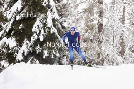02.11.2021, Davos, Switzerland (SUI): Janik Riebli (SUI) - Cross-Country training, Snowfarming track, Davos (SUI). www.nordicfocus.com. © Manzoni/NordicFocus. Every downloaded picture is fee-liable.