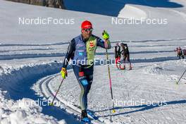 17.10.2021, Ramsau, Austria (AUT): Peter Schlickenrieder (GER) - Cross-Country training, Ramsau (AUT). www.nordicfocus.com. © Volk/NordicFocus. Every downloaded picture is fee-liable.