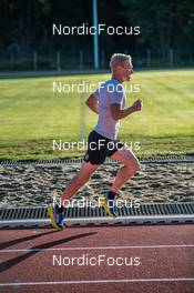 22.09.2021, Font-Romeu, France (FRA): Oskar Svensson (SWE) - Cross-Country training, Font-Romeu (FRA). www.nordicfocus.com. © Augustin Authamayou/NordicFocus. Every downloaded picture is fee-liable.