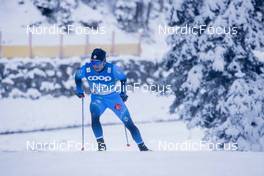 08.11.2021, Davos, Switzerland (SUI): Arnaud Chautemps (FRA) - Cross-Country training, Snowfarming Track, Davos (SUI). www.nordicfocus.com. © Manzoni/NordicFocus. Every downloaded picture is fee-liable.