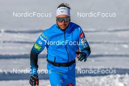 17.10.2021, Ramsau, Austria (AUT): Arnaud Chautemps (GER) - Cross-Country training, Ramsau (AUT). www.nordicfocus.com. © Volk/NordicFocus. Every downloaded picture is fee-liable.