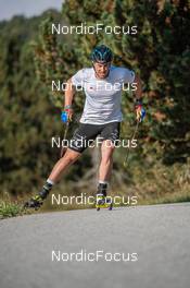 22.09.2021, Font-Romeu, France (FRA): Anton Persson (SWE) - Cross-Country training, Font-Romeu (FRA). www.nordicfocus.com. © Augustin Authamayou/NordicFocus. Every downloaded picture is fee-liable.