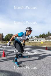 23.09.2021, Font-Romeu, France (FRA): Richard Jouve (FRA) - Cross-Country training, Font-Romeu (FRA). www.nordicfocus.com. © Leo Authamayou/NordicFocus. Every downloaded picture is fee-liable.