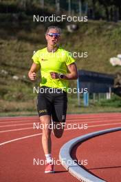 22.09.2021, Font-Romeu, France (FRA): Maja Dahlqvist (SWE) - Cross-Country training, Font-Romeu (FRA). www.nordicfocus.com. © Leo Authamayou/NordicFocus. Every downloaded picture is fee-liable.