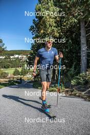 22.09.2021, Font-Romeu, France (FRA): Clement Parisse (FRA) - Cross-Country training, Font-Romeu (FRA). www.nordicfocus.com. © Leo Authamayou/NordicFocus. Every downloaded picture is fee-liable.