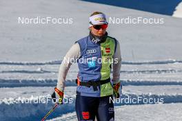 17.10.2021, Ramsau, Austria (AUT): Victoria Carl (GER) - Cross-Country training, Ramsau (AUT). www.nordicfocus.com. © Volk/NordicFocus. Every downloaded picture is fee-liable.