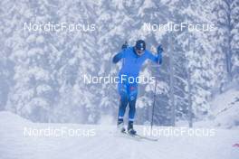 08.11.2021, Davos, Switzerland (SUI): Tom Mancini (FRA)  - Cross-Country training, Snowfarming Track, Davos (SUI). www.nordicfocus.com. © Manzoni/NordicFocus. Every downloaded picture is fee-liable.
