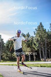 22.09.2021, Font-Romeu, France (FRA): Calle Halfvarsson (SWE) - Cross-Country training, Font-Romeu (FRA). www.nordicfocus.com. © Leo Authamayou/NordicFocus. Every downloaded picture is fee-liable.